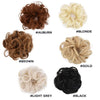 (LAST DAY PROMOTION, 50% OFF) MESSY OUT-OF-BED ROSE BUN SCRUNCHIE