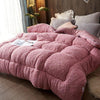 4Kg Thicken Shearling Blanket Winter Soft Warm Bed Quilt for Bedding Twin Full Queen King Size