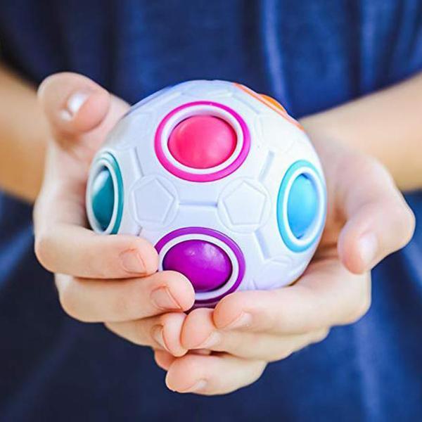 Magic Rainbow Ball Press Football Cube（BUY 1 GET 2ND 10% OFF）