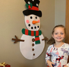 DIY felt christmas tree/snowman（Best Gift For Children.）