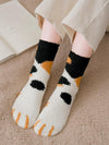 【3 Pairs】Cute Cat Claws Thick Warm Socks🐾