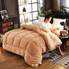 4Kg Thicken Shearling Blanket Winter Soft Warm Bed Quilt for Bedding Twin Full Queen King Size