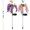 Solar Garden Stake Decorations Lawn Flower Lights Outdoor (50% Off - Today Only)