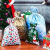 Drawstring Christmas Gift Bags (15 Sets)