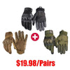 Full Finger Touch Screen Tactical Military Gloves