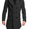 British Men's Hooded Wool Coat