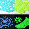 Glow-In-The-Dark Luminous Garden Pebbles - 100pcs