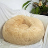 Comfy Warm Plush Round Bed | Pet Beds For Dogs/Cats