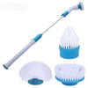 ELECTRIC POWER CLEANING SCRUBBER WITH EXTENSION HANDLE