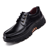 Men Genuine Cow Leather Waterproof Non Slip Soft Sole Casual Shoes