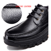 Men Genuine Cow Leather Waterproof Non Slip Soft Sole Casual Shoes